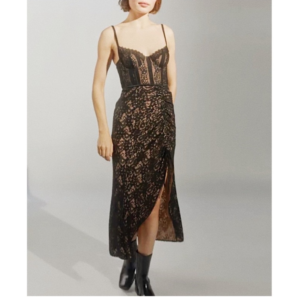 NWT UO Angelica corset midi dress - Picture 2 of 4